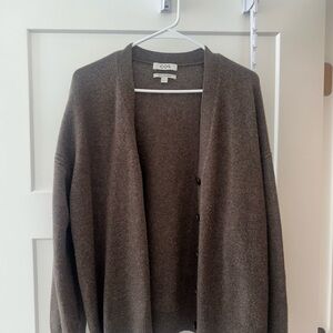 COS Cashmere Knit in Rich Brown
